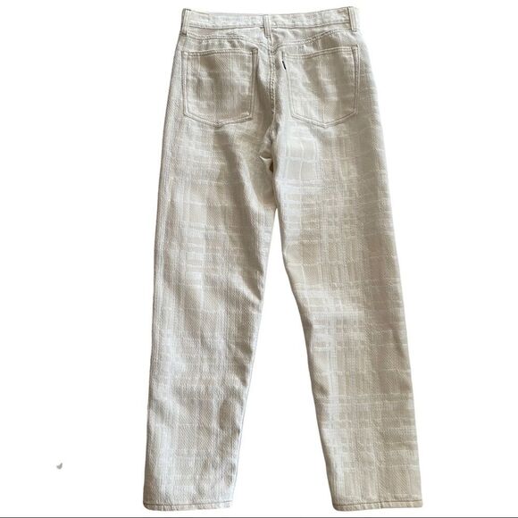 LEVI’S The Column Pant Jeans Summer Plaid White Style# 756450012 Size 29 - Picture 3 of 12